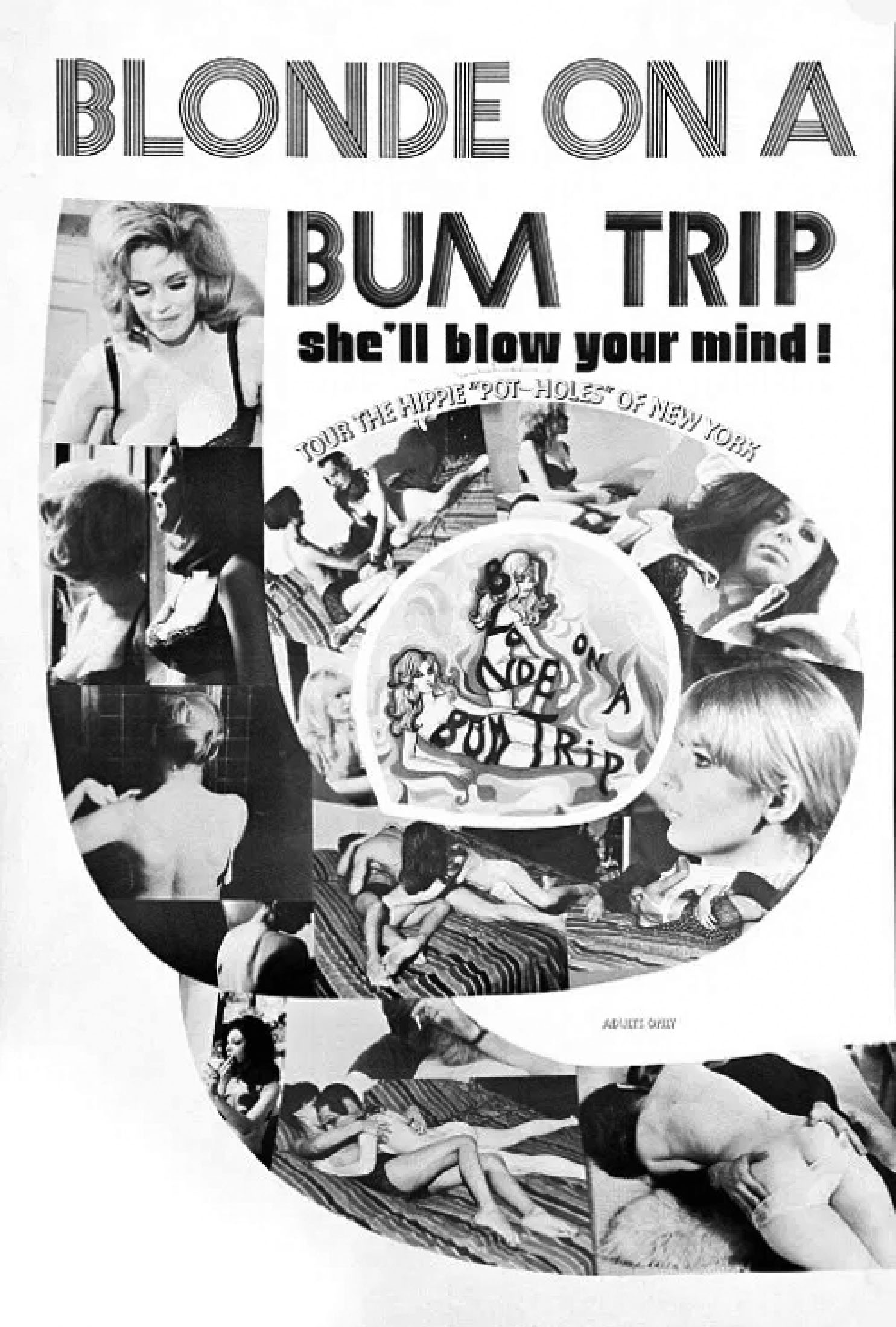 Blonde on a Bum Trip poster