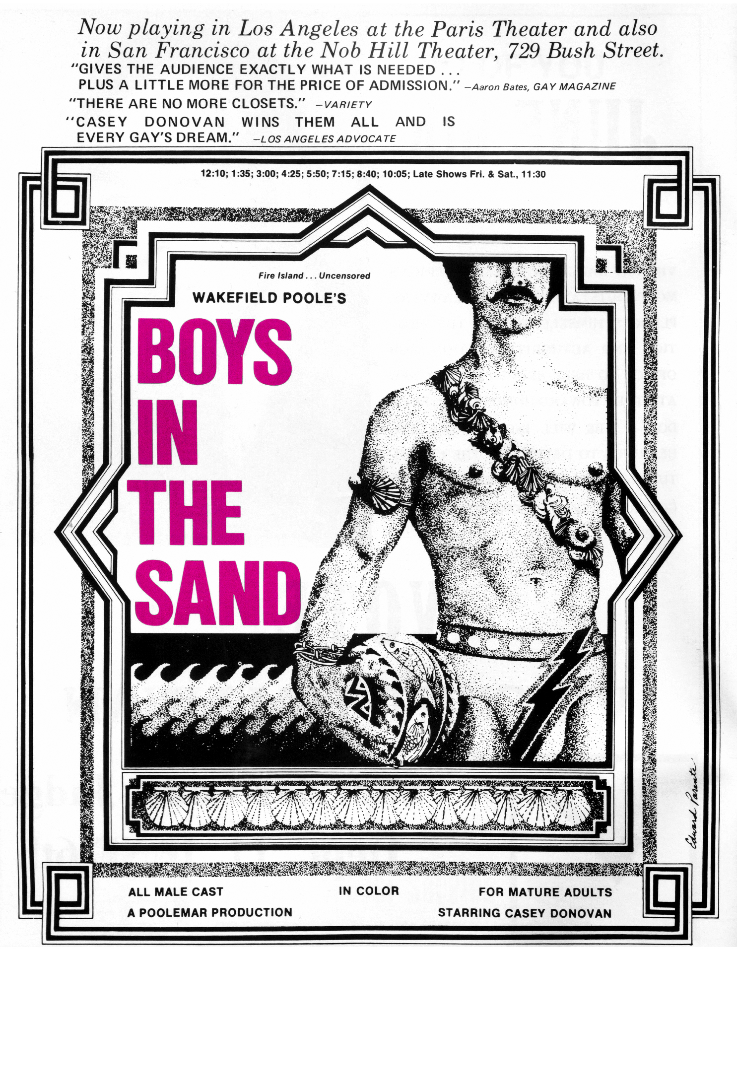 Boys in the Sand poster