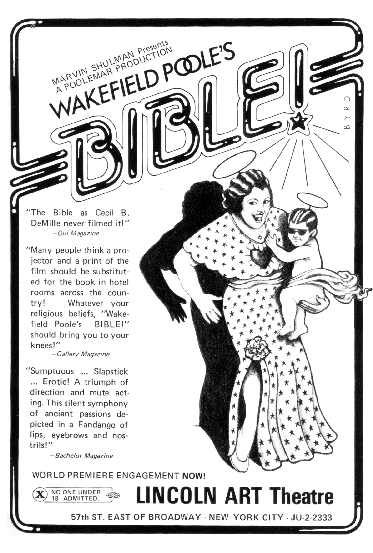 Wakefield Poole's Bible! poster